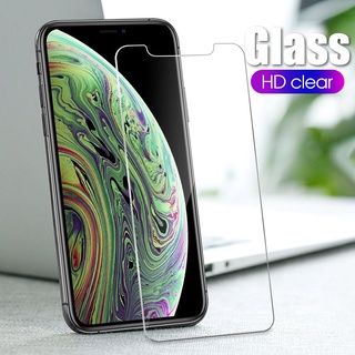 ฟิล์มกระจกนิรภัยกันรอยหน้าจอ HD 9H กันรอยขีดข่วน สําหรับ iPhone X XR XS Max