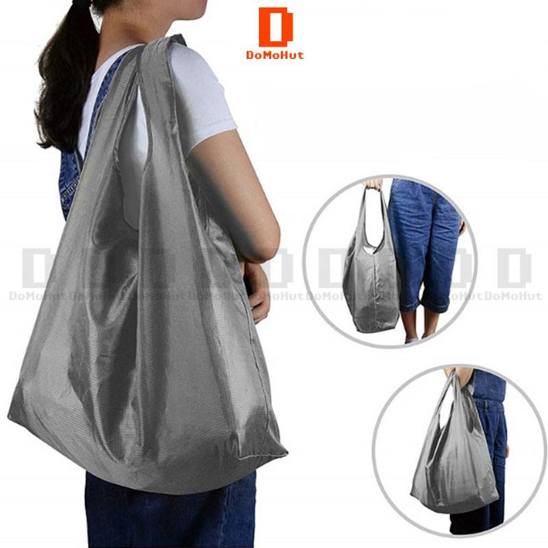 ภาพหน้าปกสินค้าDoMoHut ถุงผ้า ถุงผ้าพับได้ ถุงช๊อปปิ้ง ถุงพับ กระเป๋าผ้า จากร้าน domohut บน Shopee