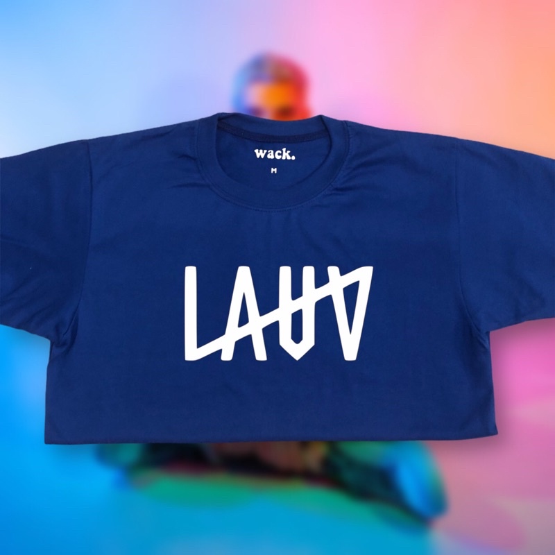 เสื้อยืดวินเทจ-lauv-โลโก้-ทีพื้นฐานโดยwacktheclothingbrand