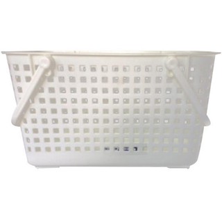 ตะกร้าผ้าเหลี่ยมหูหิ้ว G-WARE 2545 ขาว ให้คุณเคลื่อนย้ายสัมภาระ หรือชุดเสื้อผ้าได้สะดวกยิ่งขึ้นด้วยตะกร้าหูหิ้ว ผลิตจากพ