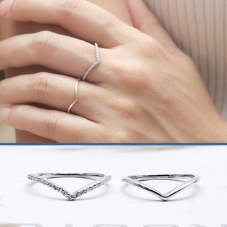 สินค้า Star Jewelry แหวนเงินแท้ 92.5% แหวนเสริมดวง แหวนแห่งความโชคดี  รุ่น RS3079 / RS3080