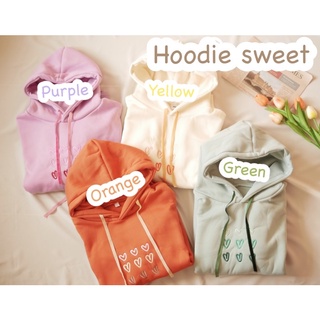 Hoodie sweet🍉 เสื้อฮู้ดดี้แขนยาว เสื้อกันหนาว