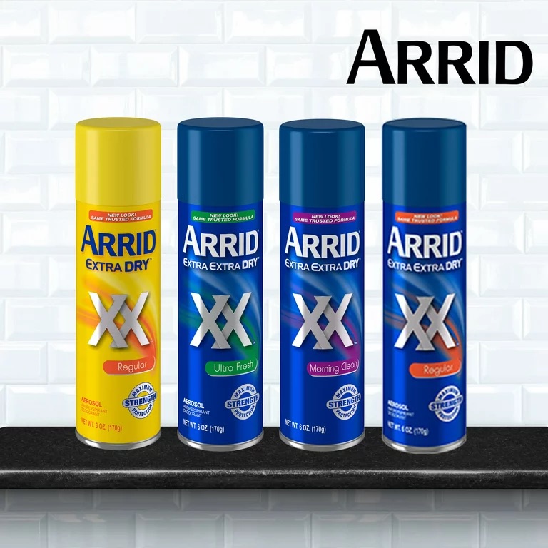Arrid XX Extra Extra Dry Aerosol Antiperspirant Deodorant, 6 oz (170g ...