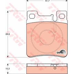 ผ้าดิสเบรคหลัง-benz-s280-w140