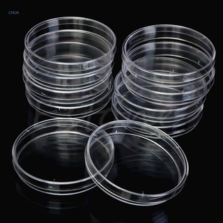 Chua 10ชิ้น/แพ็ค 90x15มม.จานพลาสติก Petri สําหรับ Lb Plate แบคทีเรีย Yeast