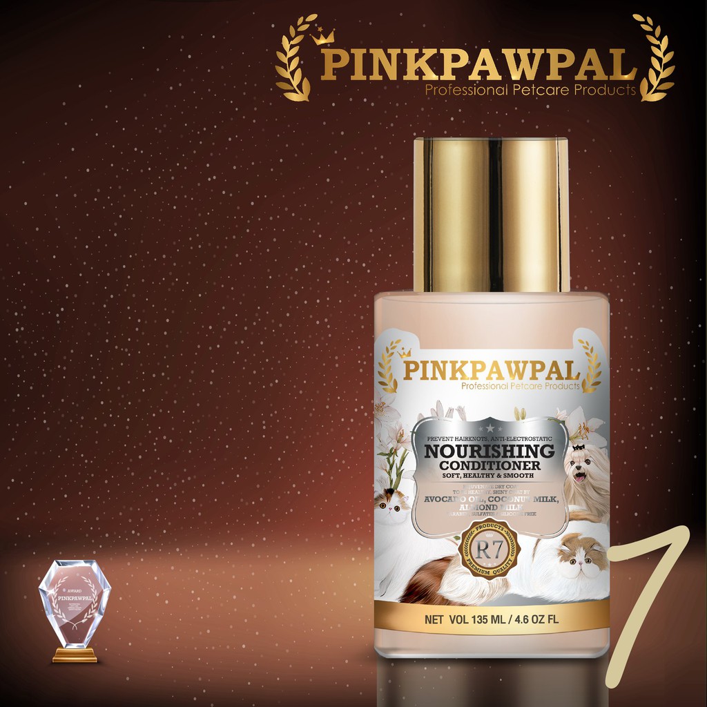 pinkpawpal-ครีมนวด-สูตรขนนุ่มสวย-ลดขนพัน-ลดไฟฟ้าสถิต-nourishing-conditioner