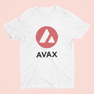 [S-5XL] เสื้อยืดคริปโต เสื้อยืดบิทคอยน์ BTC ลาย AVAX 💎