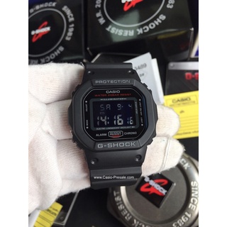 นาฬิกาข้อมือ Casio G-Shock DW-5600HR-1DR มาในโทนสี ดำ-แดง