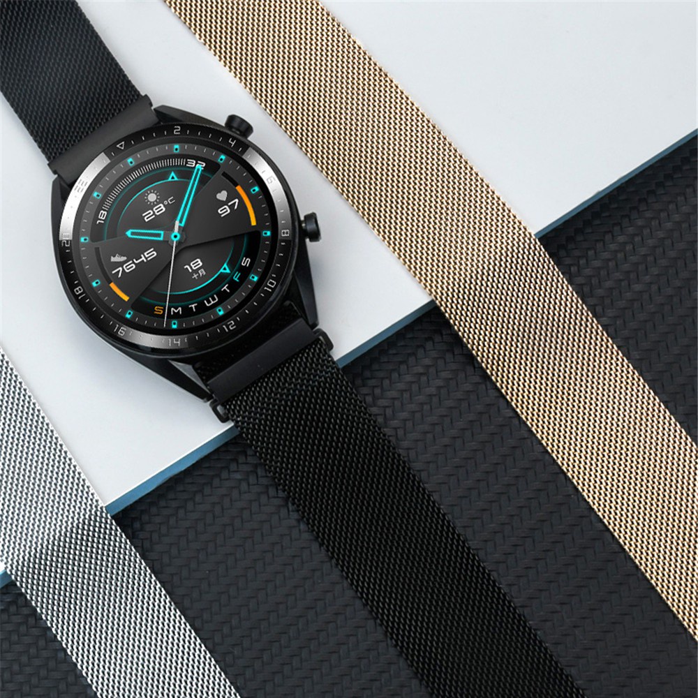 ภาพหน้าปกสินค้าสายนาฬิกาข้อมือสเตนเลส โลหะ สําหรับ Huawei Watch GT GT2 GT3 Pro 46mm 42mm 43mm GT2e จากร้าน chaeui.th บน Shopee