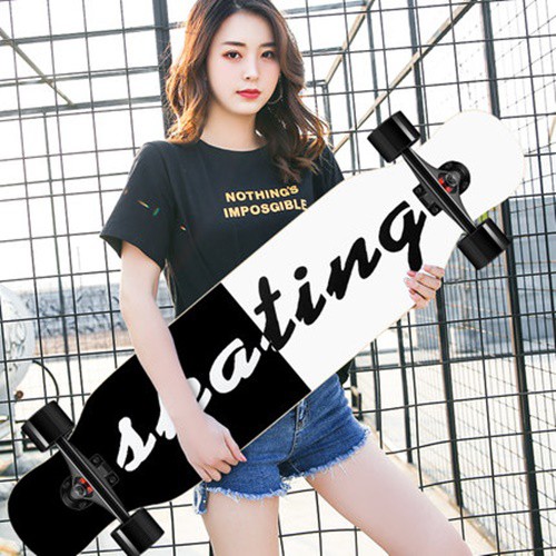 สเก็ตบอร์ด ลองบอณ์ด skateboard longboard XIAOBALONG pro4ยาว 104 cm