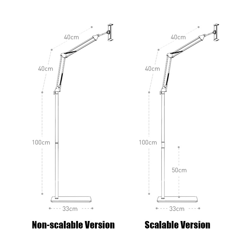 aluminum-scalable-flexible-arm-floor-tablet-phone-stand-holder-support-for-xiaomi-ipad-pro12-9-lounger-bed-mount-bracket