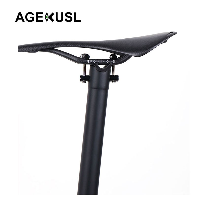 agekusl-เบาะนั่งหลังเบาะคาร์บอนไฟเบอร์สำหรับจักรยาน-mtb-31-8mm-580mm