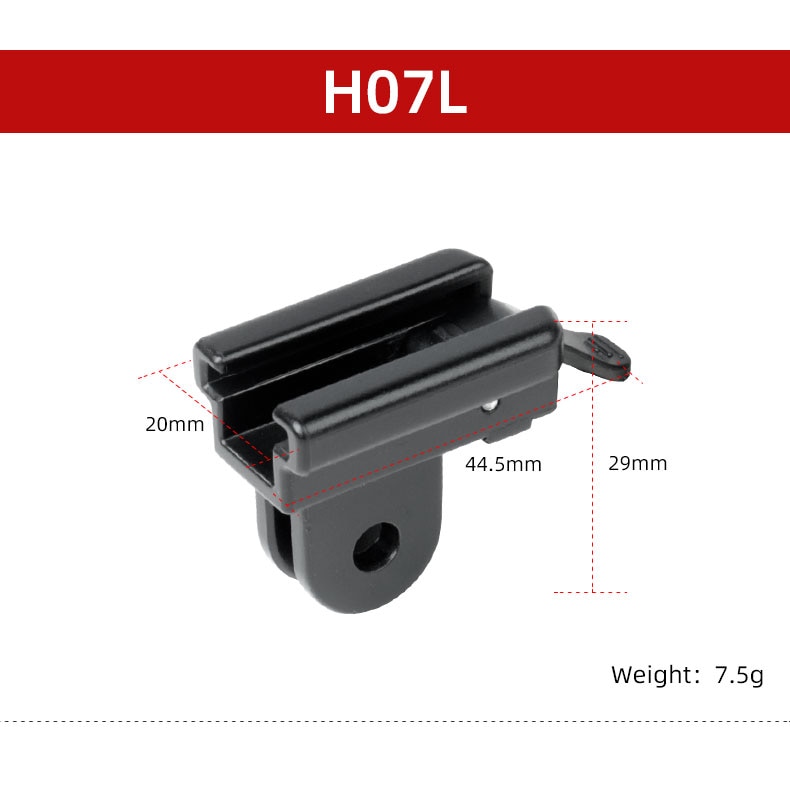 gaciron-h03-h07-อะแดปเตอร์ขาตั้งสําหรับติดด้านหน้ารถจักรยาน