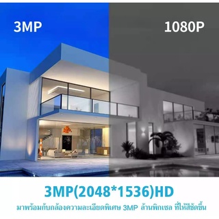 ภาพขนาดย่อของภาพหน้าปกสินค้ากล้องวงจรปิดWifi กลางแจ้งไร้สาย รุ่นV380-IPC 100% ดูผ่านมือถือได้ full HD 3MP 3ล้านพิกเซล จากร้าน jx_bangkok บน Shopee ภาพที่ 2