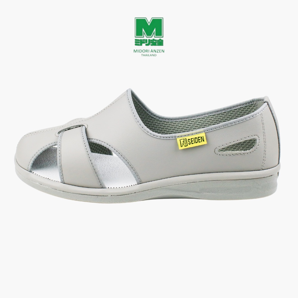ภาพหน้าปกสินค้าMidori Anzen รองเท้ากันไฟฟ้าสถิตย์ รุ่น Elepass Cool N สีเทา / Anti-Static Work Shoe Elepass Cool N Grey