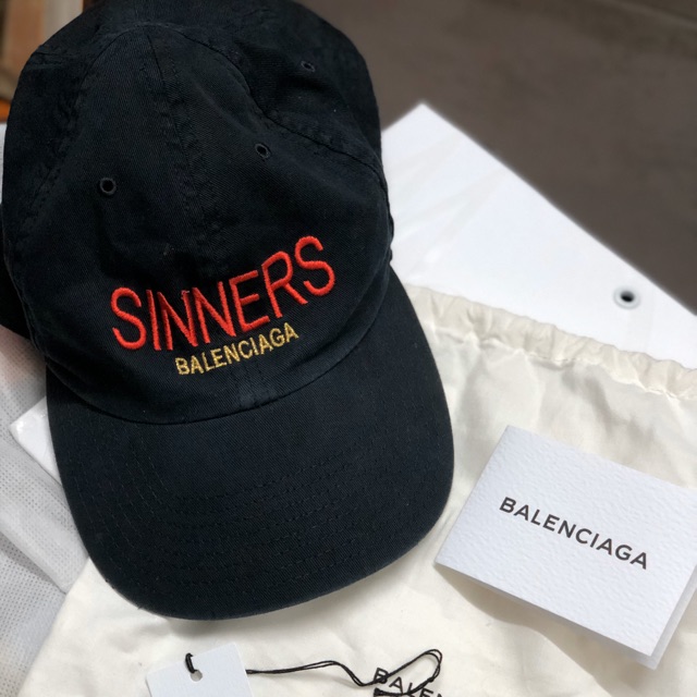 Balenciaga sinners cap ของแท้ 7000 | Shopee Thailand