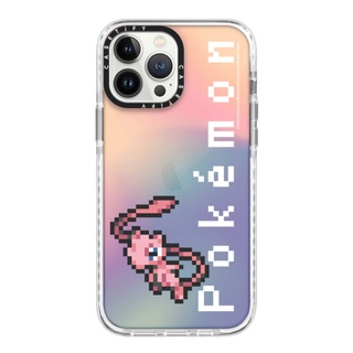 Casetify Pixel Pokémon Giant Pokémon Case - Mew  13 Pro Max Impact Case Color:Iridescent [13PMสินค้าพร้อมส่ง]