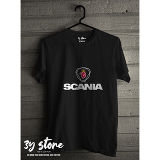 เสื้อยืดโอเวอร์ไซส์เสื้อยืด พิมพ์ลาย Scania Poto DISTRO - 3Y STORE สําหรับผู้ชายS-3XL