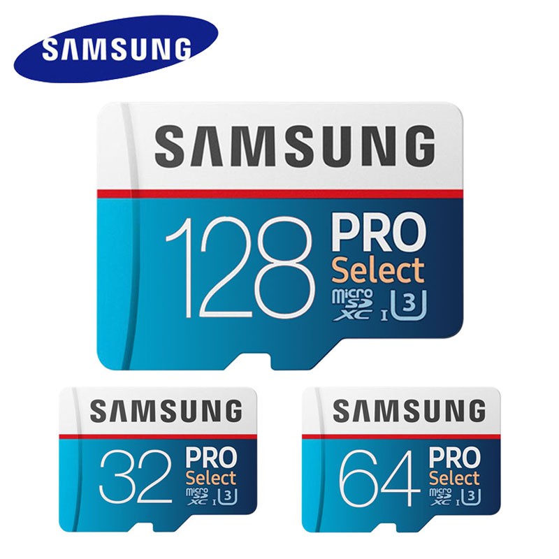 รูปภาพสินค้าแรกของเมมโมรี่การ์ด SAMSUNG Micro SDcard 32GB 64GB 128GB Class 10 PRO Select (U3 90MB/s) memory card การ์ดหน่วยความจำ