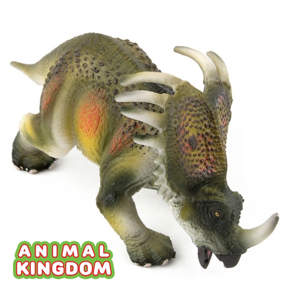 animal-kingdom-โมเดลไดโนเสาร์-styracosaurus-เขียว-ขนาด-16-00-cm-จากหาดใหญ่