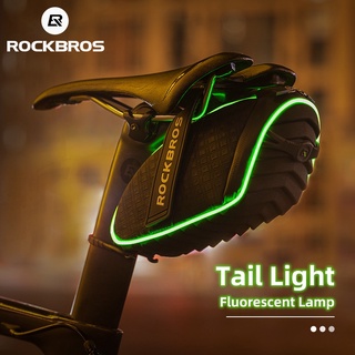 Rockbros กระเป๋าสะท้อนแสง 3D กันฝน กันกระแทก สําหรับติดอานนั่งรถจักรยาน MTB