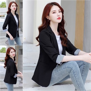 สินค้า ELAND_SHOPเสื้อคลุมสูท เสื้อคลุมใส่ทำงาน แจ็คเก็ต เสื้อคลุมเบลเซอร์สูทเกาหลี New Fashion women\'s