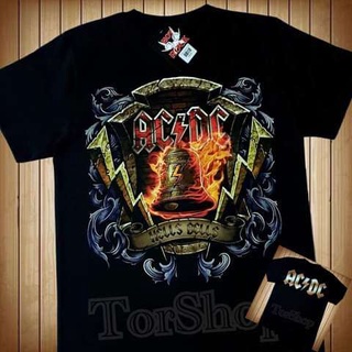 เสื้อยืดโอเวอร์ไซส์RockYeah / HotRock T Shirt 3D เสื้อวง ACDC สกรีนคมชัดHD (ไซส์ยุโรป) เสื้อวินเทจ90 เสื้อทรงเอ เสื้อทรง