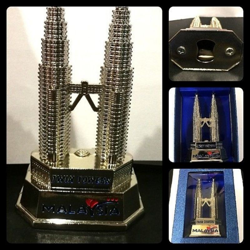 STOCK- Stainless Steel KLCC พร้อมที่เปิดขวด Box Only Rm9.90 | Shopee ...