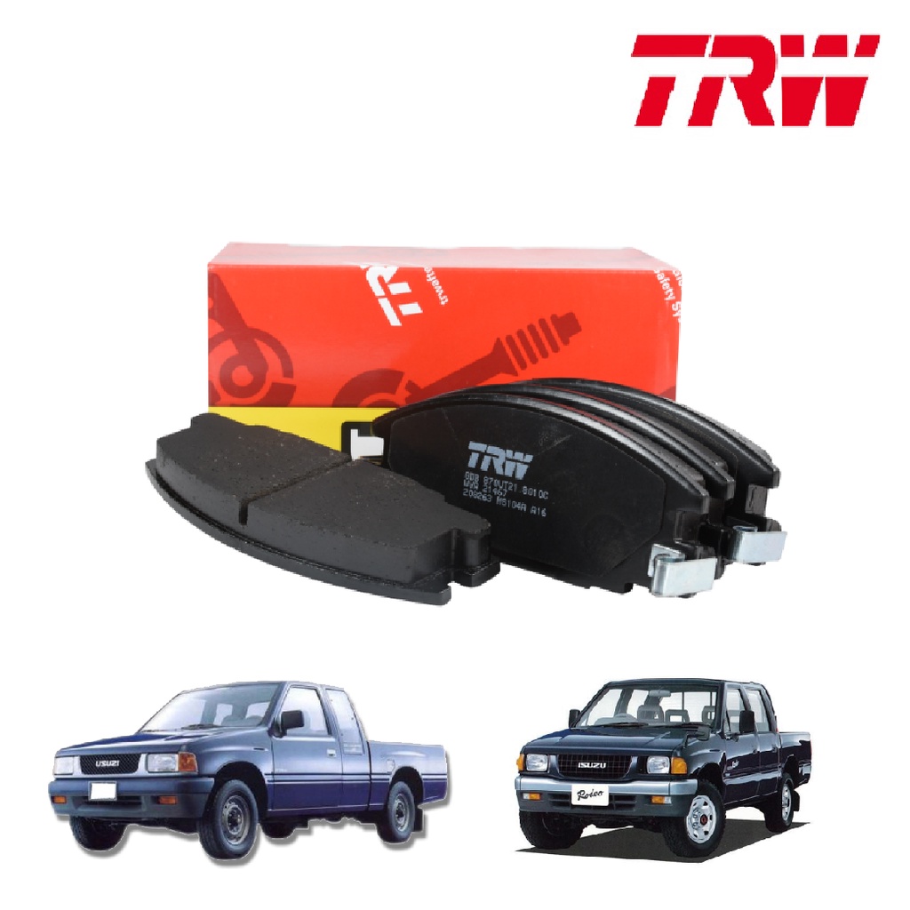 TRW ผ้าดิสเบรกหน้า Isuzu TFR Rodeo ปี 1992-2002 อีซูซุ ทีเอฟอาร์ มังกร ...