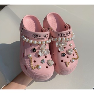 โซ่ Crocs Jibbitz Ins Celebrity DIY สําหรับรองเท้า