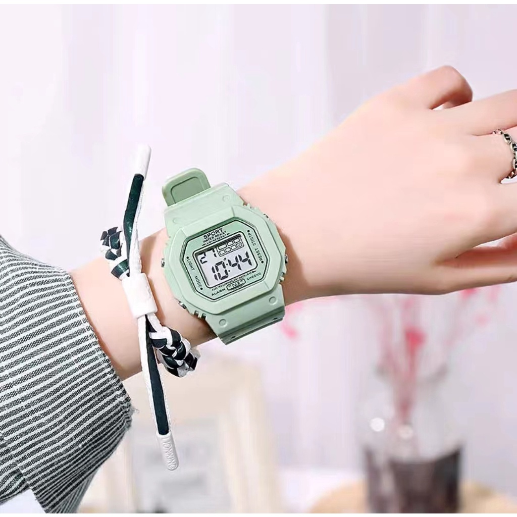 ภาพหน้าปกสินค้านาฬิกาดิจิตอล นาฬืกาข้อมือ นาฬิกาแฟชั่น ไฟ LED ราคาถูก นาฬิกาข้อมือ ผู้หญิง (สินค้าพร้อมส่ง) W031 จากร้าน watchmall. บน Shopee