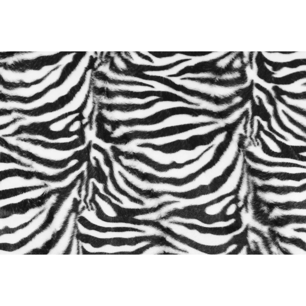 ผ้าเมตร-ผ้าขนสัตว์เทียม-ผ้าลายม้าลาย-ขาาวดำ-เนื้อหนานุ่ม-zebra-faux-fur