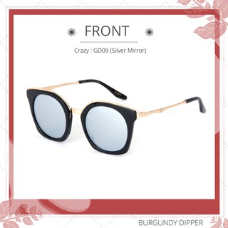 แว่นกันแดด FRONT : Crazy : GD09 (Black Gold/Silver)