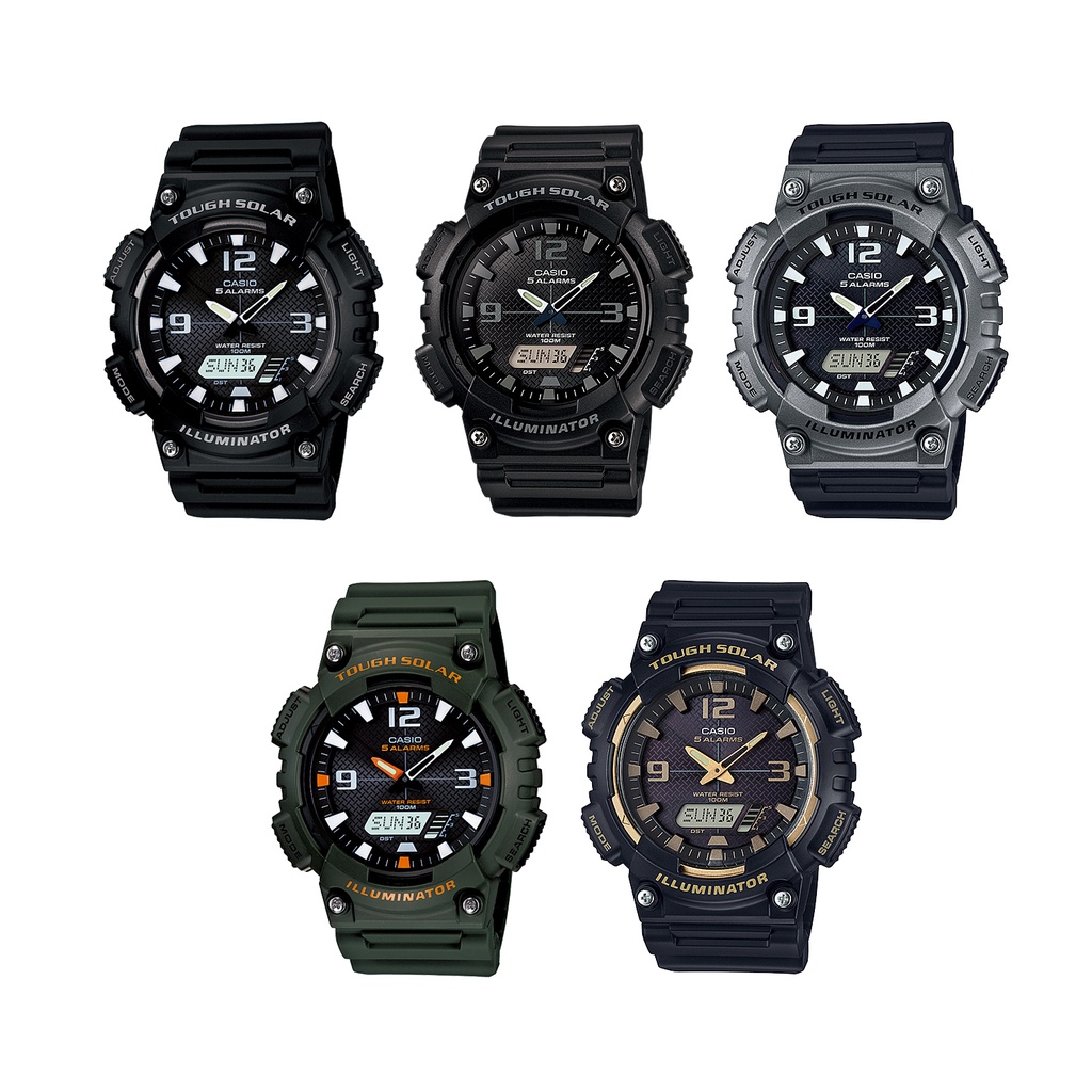 CASIO Collection AQ-S810W-8A3 Orologio Uomo Carica Solare
