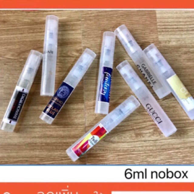 รูปภาพสินค้าแรกของน้ำหอมเทสเตอร์ 6ml ราคา nobox