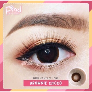 Brownie/Rio Choco ช็อคโก้ ชอคโก้ บิ๊กอาย โทนแบ๊ว สีช็อคโก้ Brown Contact Lens Bigeyes คอนแทคเลนส์ ค่าสายตา สายตาสั้น