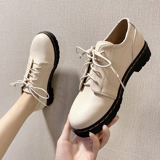 ★Beautiful Shoes Shop.ขาว เล็ก รองเท้าหนัง หญิง อังกฤษ 2021 ฤดูใบไม้ผลิและฤดูใบไม้ร่วง ใหม่ ญี่ปุ่น JK ลูกไม้ขึ้น นักเรี