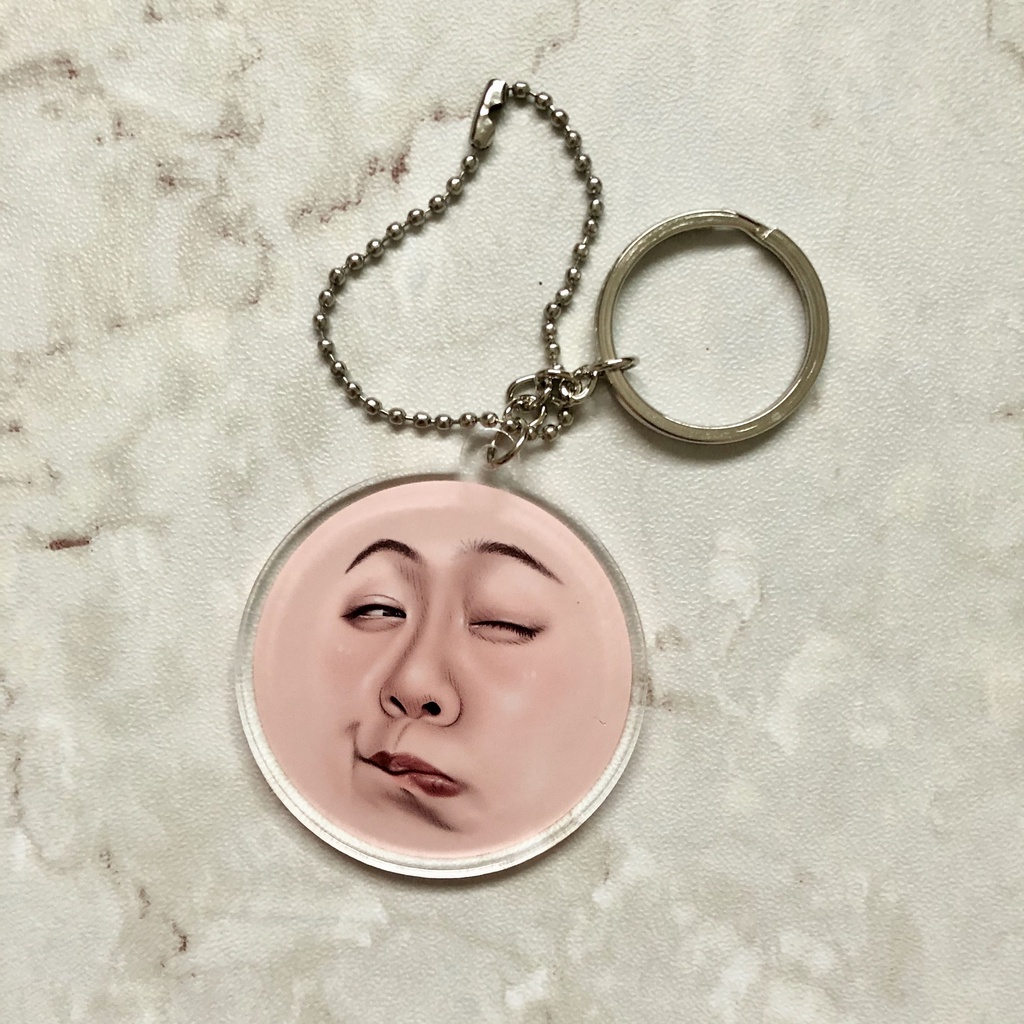 พวงกุญแจ-key-ring-funny-face