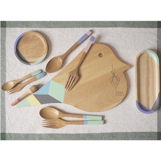 🌷TULIP collection Spoon &amp; Fork, Coaster, Oval, Paddle tray ทิวลิป คอลเลคชั่น ถาดไม้ ที่รองจาน ช้อนส้อม ที่ตักน้ำผึ้ง