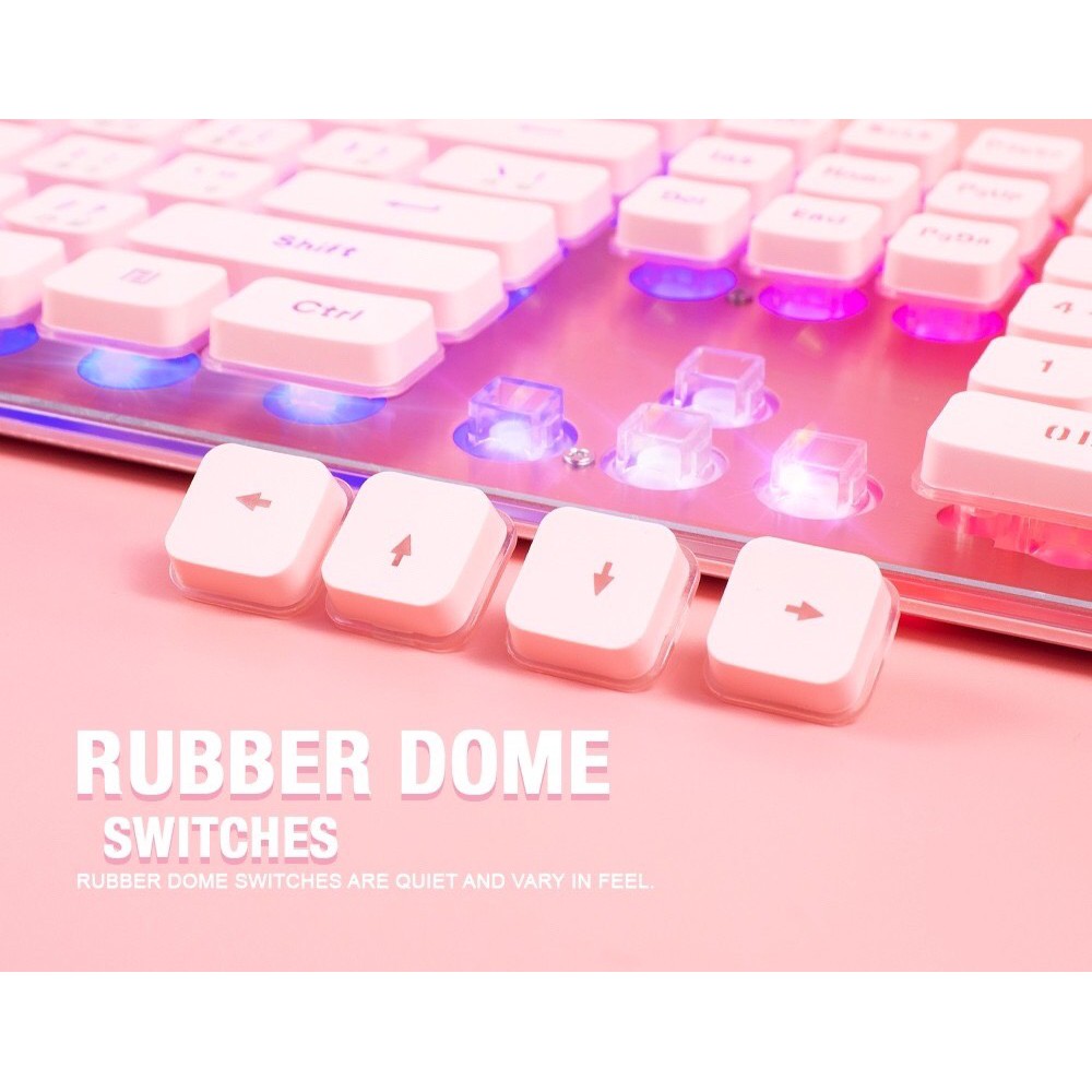 เกมมิ่งเกียร์สีชมพู-pink-edition-set-b-keyboard-mouse-nubwo-nk32-pink-nm-89m-pink