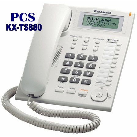 ภาพหน้าปกสินค้าKX-TS880MX/KX-TS580 ยี่ห้อ Panasonic TS880/TS580 ปุ่ม Speaker Phone มีจอ LCDแสดงเลขหมายพร้อมโชว์เบอร์ จากร้าน pcspanacenter บน Shopee