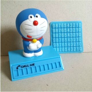 โมเดล สำหรับโชว์ เบอร์โทรศัพท์ เบอร์มือถือ วางบนโต๊ะทำงานได้คะ ลาย โดราเอม่อน Doraemon ขนาดสูง 4 นิ้ว