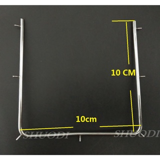 3 Pcs Dental Rubber Dam Frame Tool Stainless Steel 10CM/12 CM/7.3CM Oral Care Teeth Whitening