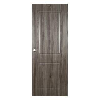 Interior door UPVC DOOR AZLE LT-01 80X200CM DARK GRAY Door frame Door window ประตูภายใน ประตูภายในUPVC AZLE LT-01 80X200