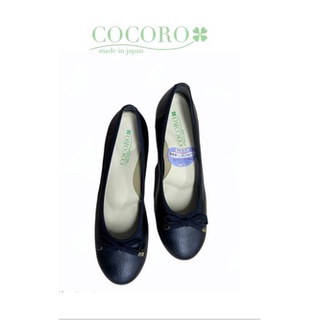 Cocoro Shoes รองเท้าสุขภาพผู้หญิง น้ำหนักเบา รุ่น Ink Tie สีดำ