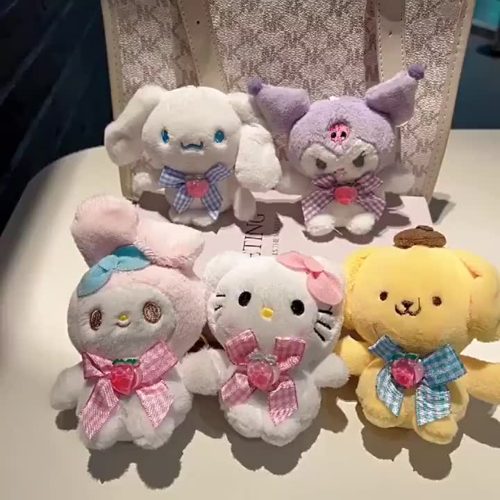 sanrio-ตุ๊กตาหมี-kuromi-melody-cinnamoroll-น่ารัก-สีขาว-สไตล์ญี่ปุ่น