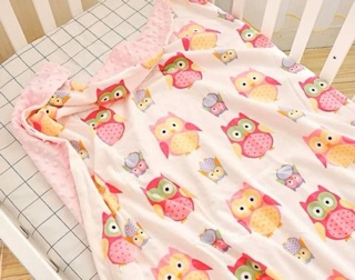 ภาพขนาดย่อของภาพหน้าปกสินค้าผ้าห่มขนมิ้ง Minky dot blanket รับประกันความนุ่ม จากร้าน pinkpaintty บน Shopee