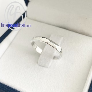 Finejewelthai-แหวน-แหวนเกลี้ยง-แหวนเงินแท้-Silver-Ring-R117200