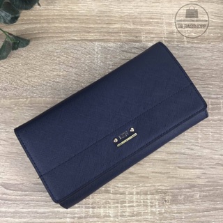 LYN CLARLYNNA WALLET (outlet) สีกรม