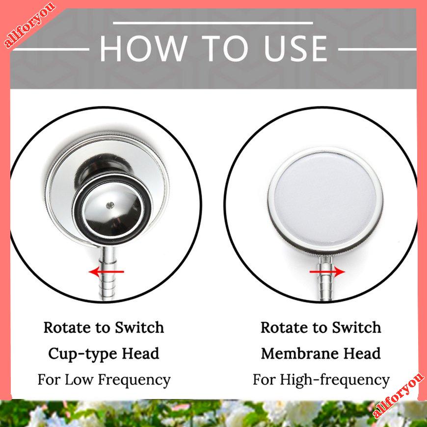 เครื่องฟังเสียงแพทย์-แบบสองหัว-อุปกรณ์ทางการแพทย์-สําหรับหมอ-พยาบาล-นักเรียน